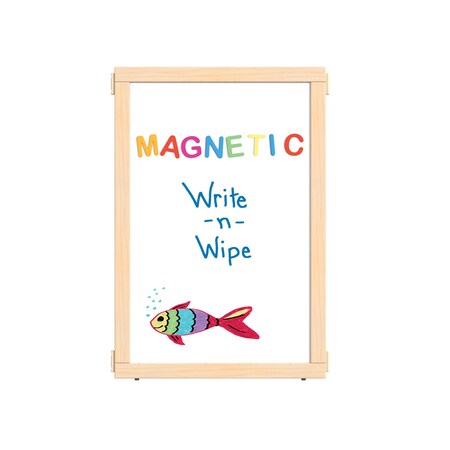 Jonti-Craft KYDZ Suite Panel, A-height, 24 in. Wide, Magnetic Write-n-Wipe 1510JCAMG